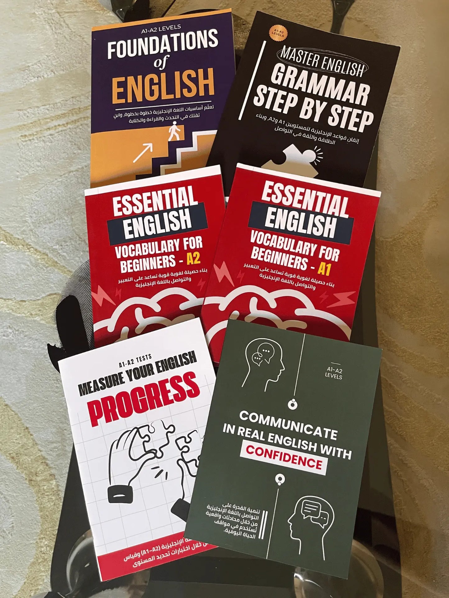 6 كتب: طريق واحد واضح لتعلم الإنجليزية من الصفر