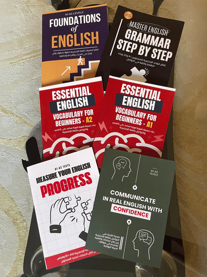 6 كتب: طريق واحد واضح لتعلم الإنجليزية من الصفر